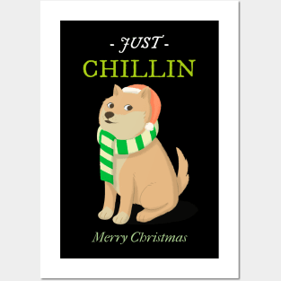 Pet Christmas Posters and Art